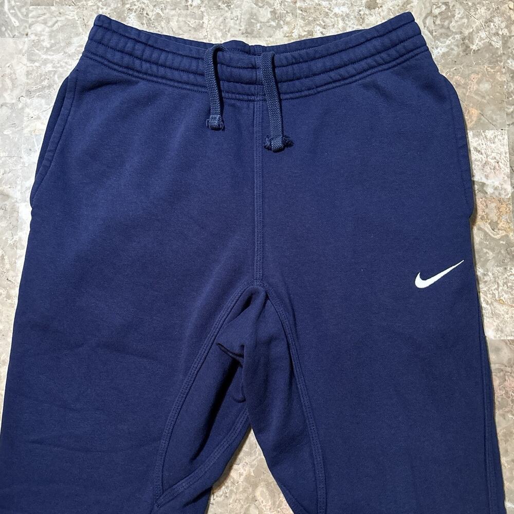 Nike Sweatpants Mens Medium Blue Club Fleece Joggers 27” Gym Essentials 716830